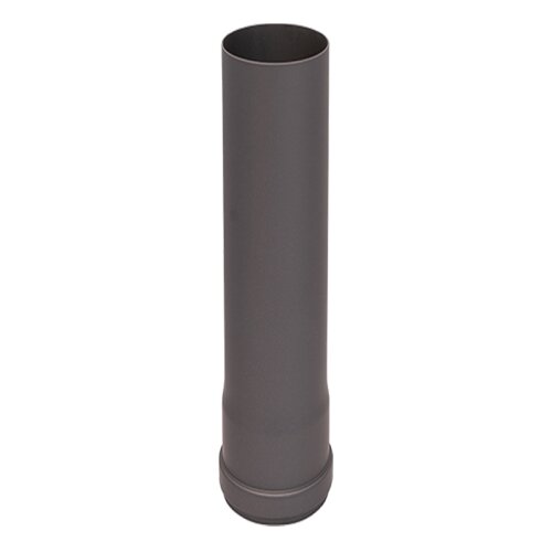 Pelletrohr Rauchrohr L&auml;ngenelement 500 mm &Oslash; 80 mm Senotherm gussgrau