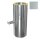 ZEN Schornstein L&auml;ngenelement 500 mm mit intergr. verstellbaren Wandhalter DW 150 mm Edelstahl matt geb&uuml;rstet