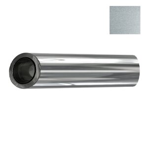 ZEN Schornstein Wanddurchf&uuml;hrung 1000 mm mit intergriertem Wandfutter DW 150 mm Edelstahl matt geb&uuml;rstet