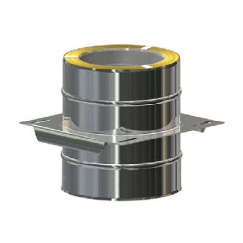 Edelstahlschornstein Grundplatte f&uuml;r Zwischenst&uuml;tze DW 180 mm Standard Plus 0,5 mm
