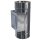 Edelstahlschornstein Pr&uuml;f&ouml;ffnung / Reinigungskasten mit T&uuml;r DW 200 mm Standard Plus 0,5 mm
