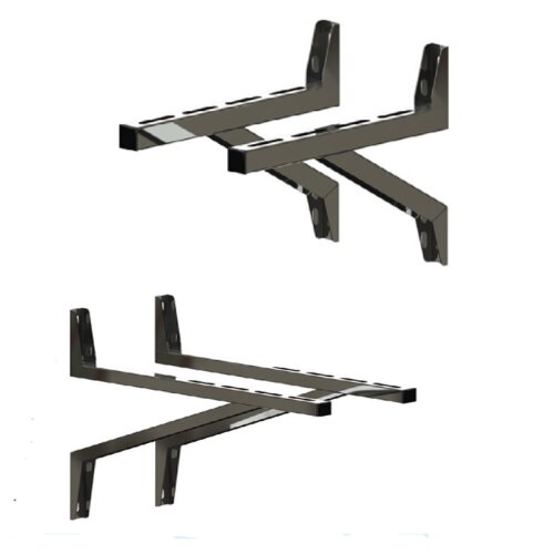 Edelstahlschornstein Wandst&uuml;tze WKK L&auml;nge 473 mm- 935 mm