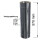Edelstahlschornstein L&auml;ngenelement mit Revision (Reinigungst&uuml;r) DW 130 mm Premium Plus 0,8 mm