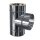 Edelstahlschornstein Feuerungsanschluss 90° DW 130 mm Premium 0,6 mm