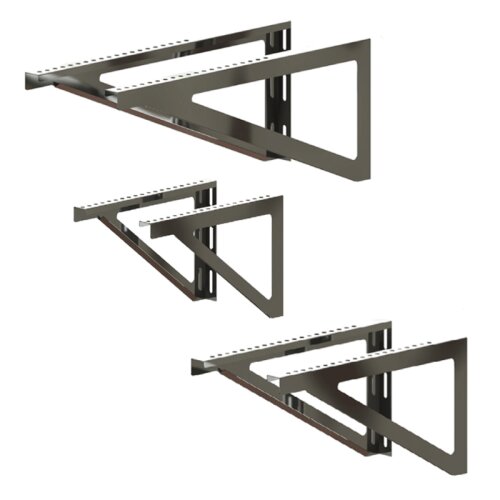 Edelstahlschornstein Wandkonsole WSP-G L&auml;nge 500 - 820 mm
