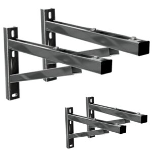 Edelstahlschornstein Wandst&uuml;tze WSP L&auml;nge 475 mm - 1120 mm