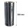 Edelstahlschornstein L&auml;ngenelement doppelwandig DW 180 mm 500 mm Premium 0,6 mm
