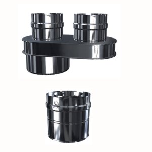Luft-Abgas-System konzentrisch Edelstah Adapter