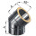 Edelstahlschornstein Bogen 45&deg; DW 120 mm Standard Plus 0,5 mm