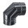 Edelstahlschornstein Bogen 90&deg; DW 150 mm Standard Plus 0,5 mm
