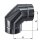 Edelstahlschornstein Bogen 90&deg; mit Revision DW 80 mm Standard Plus 0,5 mm