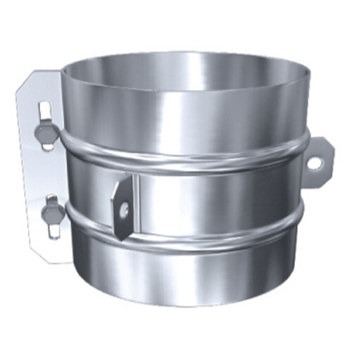 Edelstahlschornstein 3-punkt Abspannschelle f&uuml;r Dachabspannung DW 180 mm