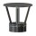Edelstahlschornstein Einsteck Regenhaube DW 130 mm