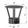 Edelstahlschornstein Einsteck Regenhaube DW 130 mm