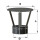 Edelstahlschornstein Einsteck Regenhaube DW 180 mm
