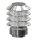 Edelstahlschornstein Regenhaube mit Lamellen DW 113 mm