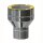 Edelstahlschornstein Übergang Reduzierung DW-EW für DW 80 mm Premium 0,6 mm