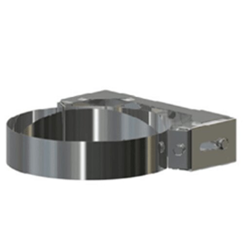 Edelstahlschornstein Universal Wandhalter verstellbar DW 80 mm WH1 - 120 mm
