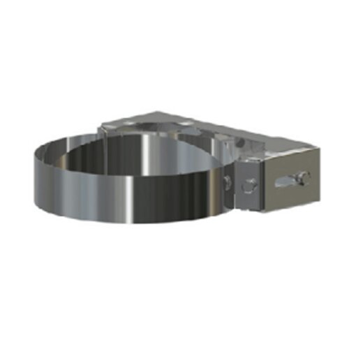 Edelstahlschornstein Universal Wandhalter verstellbar DW 130 mm WH0 - 80 mm
