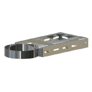 Edelstahlschornstein Universal Wandhalter verstellbar DW...