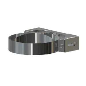 Edelstahlschornstein Universal Wandhalter verstellbar DW...