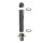 Schornsteinverlängerung DW 160 mm 1,0 m ohne Prüföffnung / Mündungsabschluss konisch Standard 0,5 mm