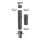 Schornsteinverl&auml;ngerung DW 160 mm 1,5 m ohne Pr&uuml;f&ouml;ffnung / Regenhaube Standard 0,5 mm