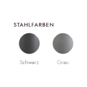 Wiking Miro 6 Kaminofen 4,9 kW &ndash; Stahl Schwarz &amp; Grau
