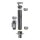 Schornsteinverlängerung DW 250 mm 1,0 m mit zusätzlicher Prüföffnung / Regenhaube Premium Olymp 1,0 mm