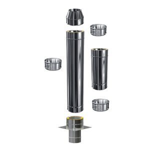 Schornsteinverlängerung DW 250 mm 1,5 m ohne...