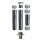 Schornsteinverl&auml;ngerung DW 300 mm 2,5 m ohne Pr&uuml;f&ouml;ffnung / Regenhaube Premium 0,6 mm