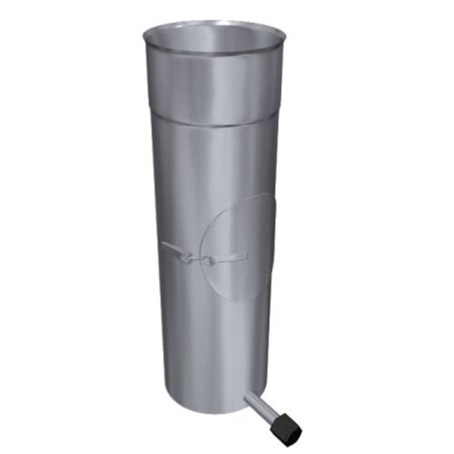 Edelstahlschornstein einwandig Pr&uuml;f&ouml;ffnung KPR+OK DN 100 mm Standard 0,5 mm