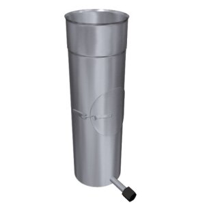 Edelstahlschornstein einwandig Pr&uuml;f&ouml;ffnung KPR+OK DN 100 mm Standard 0,5 mm