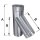 Edelstahlschornstein einwandig Feuerungsanschluss TR 45&deg; DN 100 mm Standard 0,5 mm