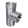 Edelstahlschornstein einwandig Feuerungsanschluss 90&deg; DN 150 mm Premium 0,6 mm