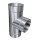 Edelstahlschornstein einwandig Feuerungsanschluss 90&deg; DN 250 mm Standard 0,5 mm
