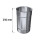 Edelstahlschornstein einwandig L&auml;ngenelement 250 mm DN 80 mm Standard 0,5 mm