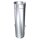 Edelstahlschornstein einwandig L&auml;ngenelement mit Abla&szlig;schlaufe 1000 mm DN 120 mm Standard 0,5 mm