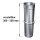 Edelstahlschornstein einwandig Justierelement L 300 - 500mm DN 180 mm Premium Olymp 1,0 mm