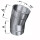 Edelstahlschornstein einwandig Bogen 15&deg; DN 130 mm Premium Olymp 1,0 mm
