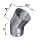 Edelstahlschornstein einwandig Bogen 30° DN 150 mm Premium 0,6 mm