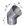 Edelstahlschornstein einwandig Bogen 45&deg; DN 150 mm Premium Olymp 1,0 mm