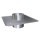 Edelstahlschornstein einwandig Schachtabdeckung DH DN 113 mm Standard 0,5 mm