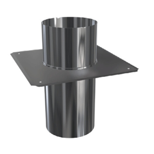 Edelstahlschornstein einwandig Schachtabdeckung DH-FU DN 120 mm Premium Plus 0,8 mm