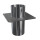 Edelstahlschornstein einwandig Schachtabdeckung DH-FU DN 150 mm Premium 0,6 mm