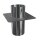 Edelstahlschornstein einwandig Schachtabdeckung DH-FU DN 160 mm Premium 0,6 mm