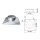 Edelstahlschornstein einwandig Schachtabdeckung DHA DN 80 mm Standard 0,5 mm