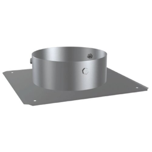 Edelstahlschornstein einwandig Schachtabdeckung mit Hinterl&uuml;ftung Universal DHS DN 160 mm
