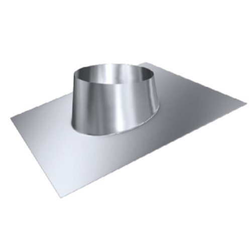 Edelstahlschornstein einwandig Universal Dachdurchf&uuml;hrung 5&deg; - 20&deg; DN 113 mm