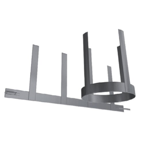 Edelstahlschornstein einwandig Abstandshalter DN 130 mm
